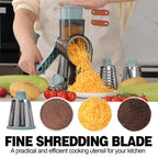 Fine shredding blade for hard cheese, nuts and chocolate