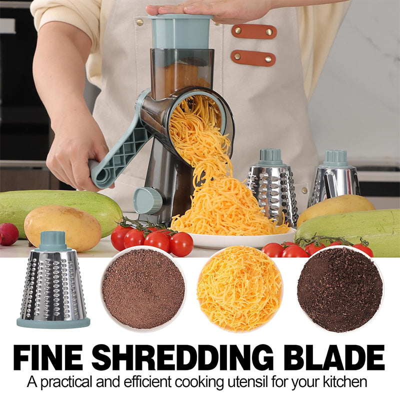 Fine shredding blade for hard cheese, nuts and chocolate