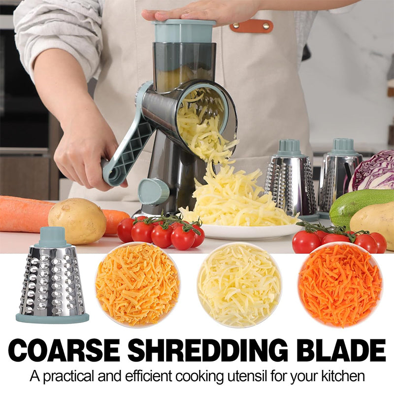 Coarse shredding blade for cheese, carrots and cabbage
