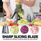 Slicing blade for cucumber, radish and potatoes