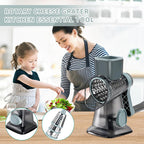 Rotary cheese grater, a kitchen essential for the whole family